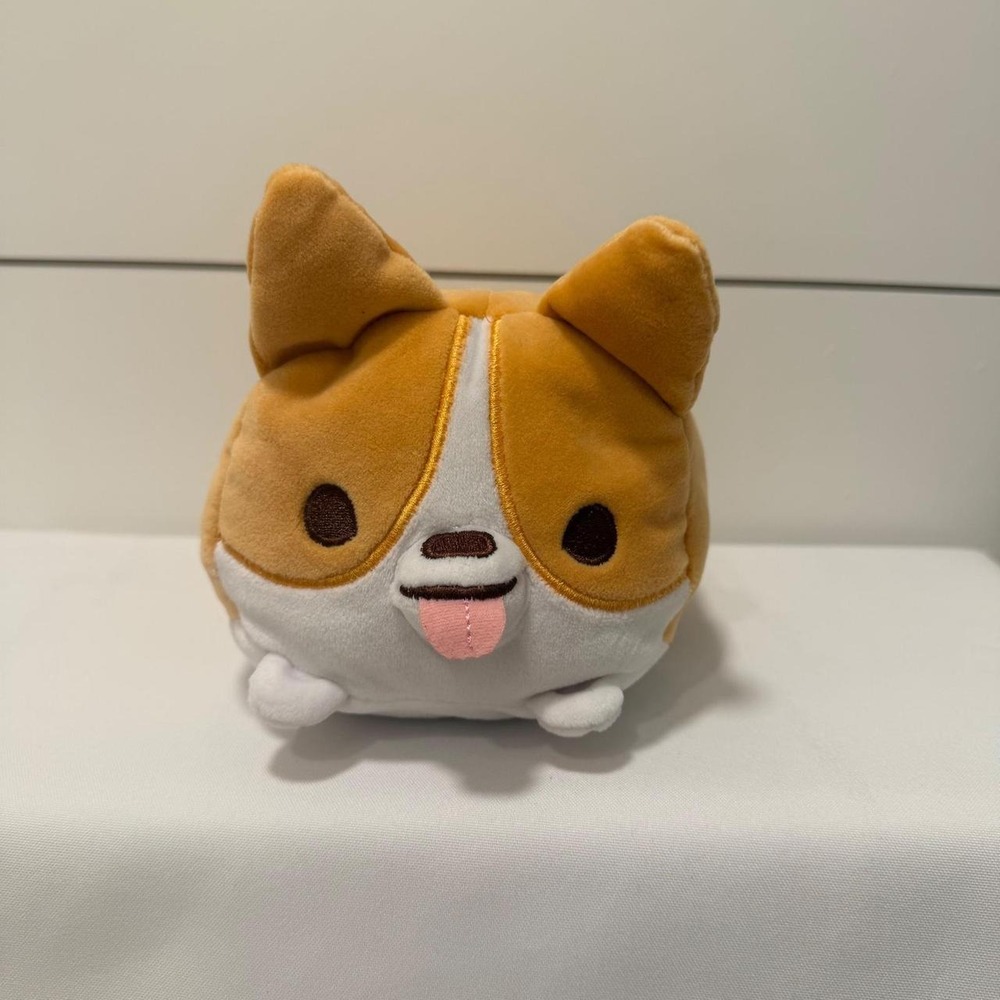 Thousand Skies Corgi Loaf Plush Orange White Dog Stuffed Animal Kawaii